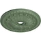 Ekena Millwork Tomango Egg & Dart Medallion (Canopies up to 6 3/4"), 27 7/8"OD x 3 7/8"ID x 2 1/2"P, Athenian Green CM27TOAGF - alternate 4